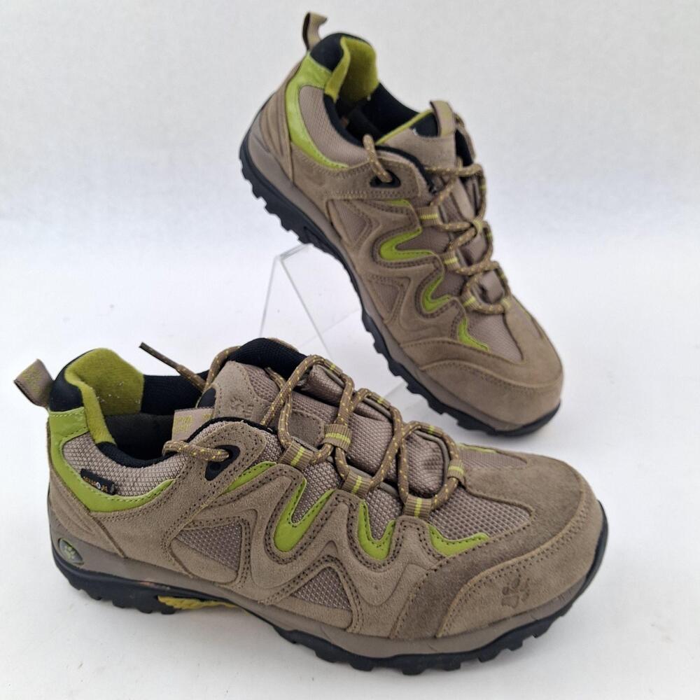 Jack Wolfskin Canyon Hiker Texapore Shoes Womens Size 7 Brown Hiking Waterproof